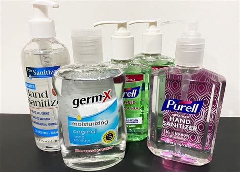 hand sanitizer.